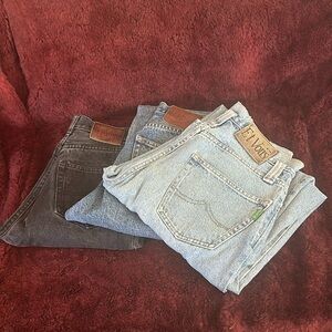 ET VOUS Stove Top High Rise Jeans x 3 (three) pairs Lot, EU 34